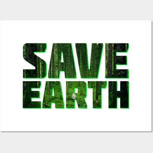 Save Earth Posters and Art